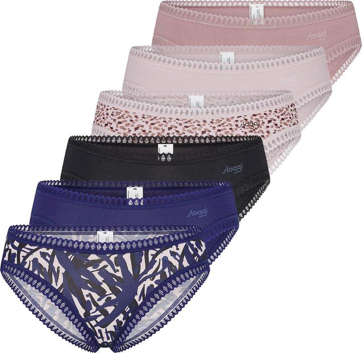 Produktbild Sloggi 6er Pack GO Crush Mini Slip (XXL, 6er Pack)