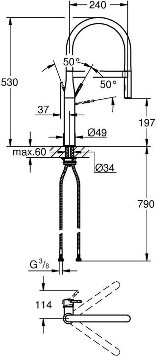 Immagine prodotto Grohe Miscelatore monocomando per lavello Essence