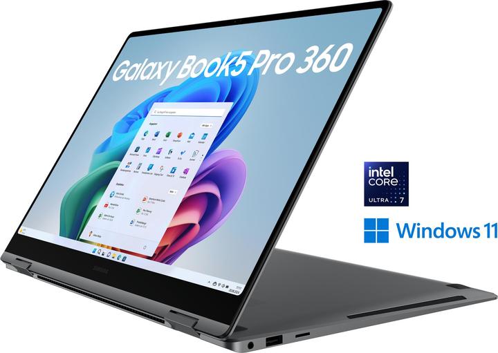 Produktbild Samsung Galaxy Book5 Pro 360 (16", Intel Core Ultra 7 256V, 16 GB, 512 GB, DE)
