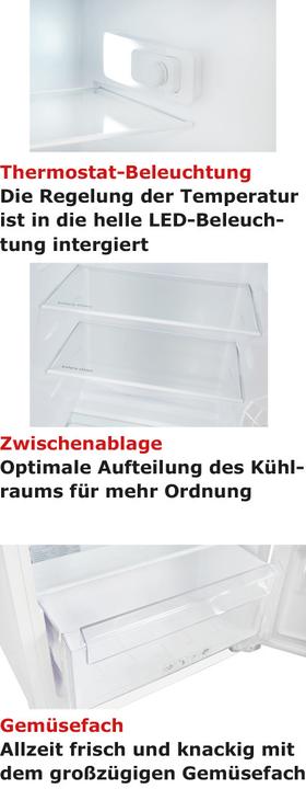 Produktbild Exquisit Exqu Einb.K?hlGefrKomb. EKGC265-40-040E 814350300, Schlepptuer (205.70 l)