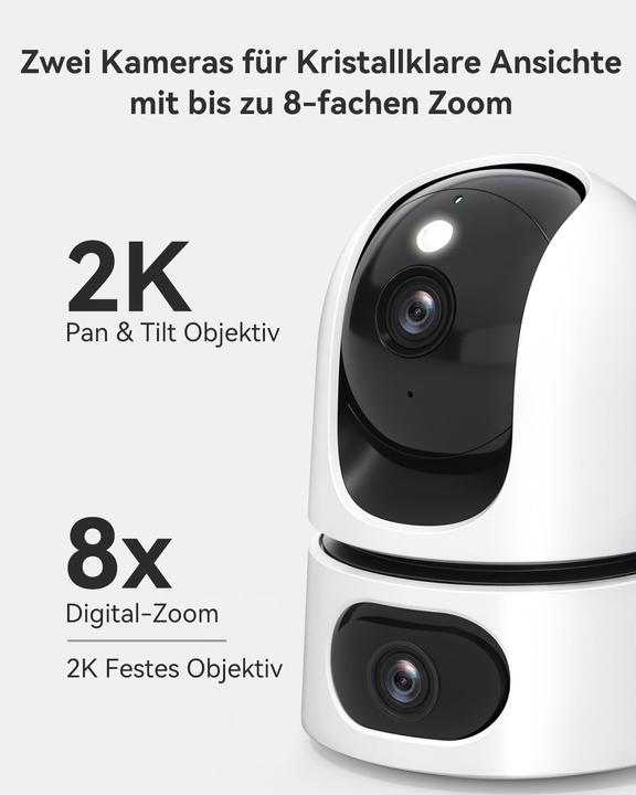 Actual product image Imou 2K+2K Dual-Überwachungskamera mit KI & PTZ