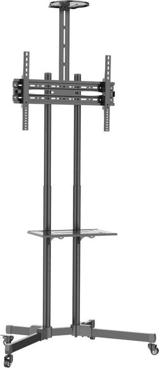 Produktbild Techly TV Trolley für LCD LED TV 37-70Zoll 93,98-177,8cm schwarz mit Ablage (Universal, 70", 50 kg)