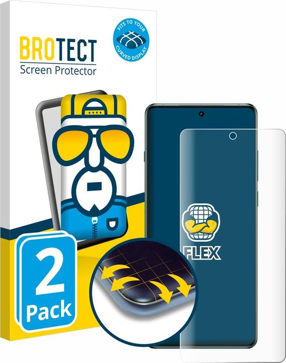 Produktbild BROTECT Full-Cover Displayschutz (2 Stück, OnePlus 12R)