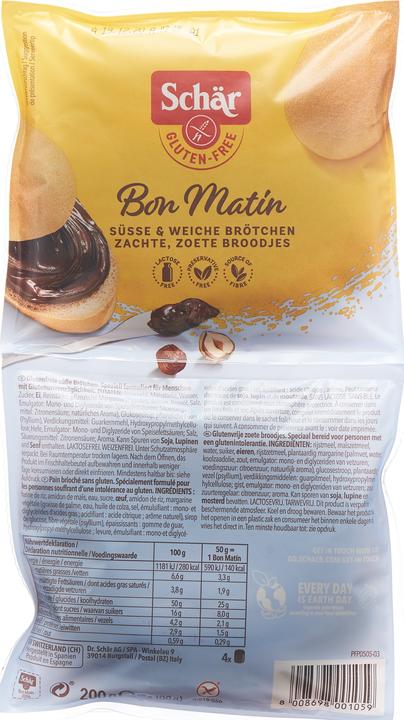 Actual product image Schär Bon Matin gluten free rolls (200 g)