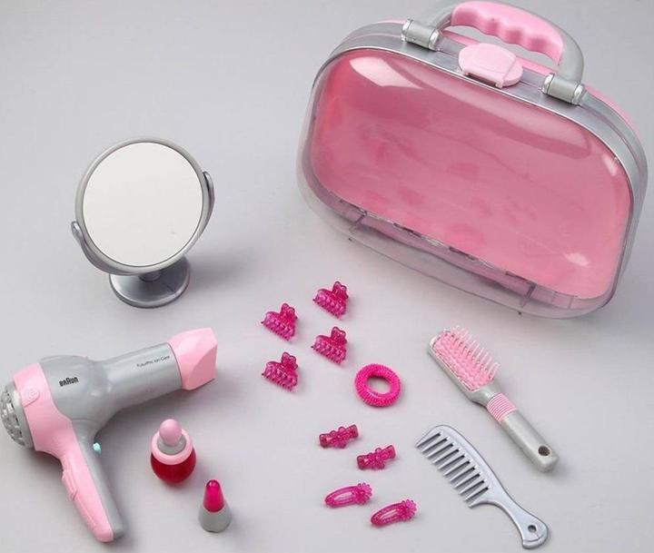Actual product image Theo Klein Styling case with Braun hair dryer