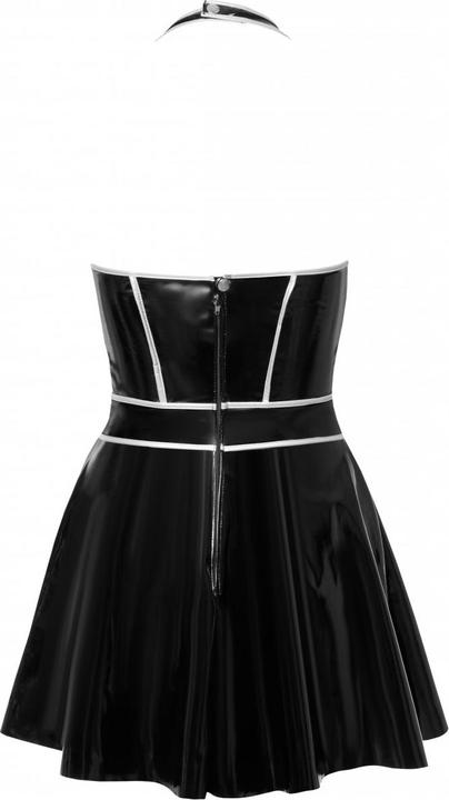 Actual product image Black Level Vinyl dress w. silver S (S)