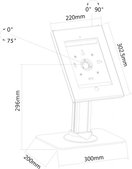 Produktbild Neomounts Tablet Desk Stand