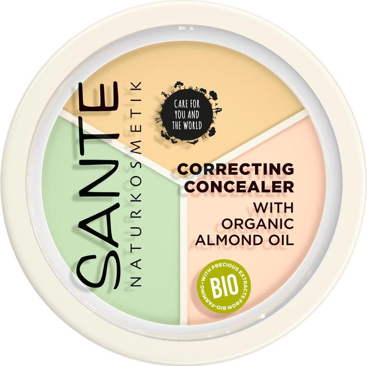 Actual product image Sante Correcting Concealer with Organic Almond Oil (Multicoloured)
