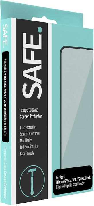 Image du produit Safe. Protection d'écran Case Friendly iPhone 6/6s/7/8/SE (2020/2022) (1 pièce(s), Apple iPhone 6s, Apple iPhone 7, Apple iPhone SE (3ème génération), Apple iPhone SE (2ème génération), Apple iPhone 6, Apple iPhone 8)
