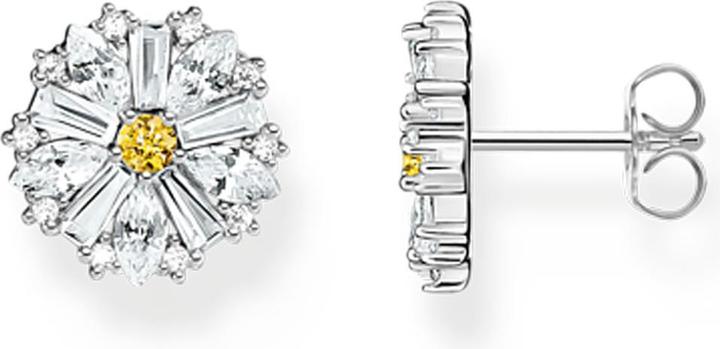 Thomas Sabo Ohrstecker Blume Lovely Daisy gross Silber (925er Silber)