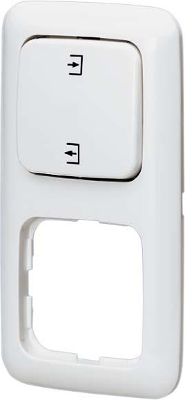 Actual product image Maico MAI UWK 1 Reversing switch alpine white 80x150x10mm 230V IMax 1A