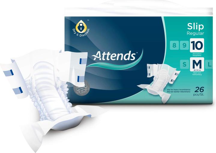 Actual product image Attends Slip 10 Regular (26 x, M)