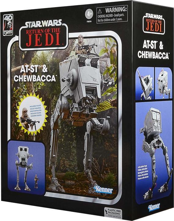 Actual product image Hasbro Star Wars Episode VI - AT-ST & Chewbacca