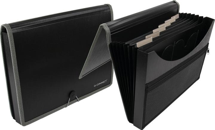 Q-Connect Pochette pour ventilateur avec compartiment zippé (A4, 1 x)