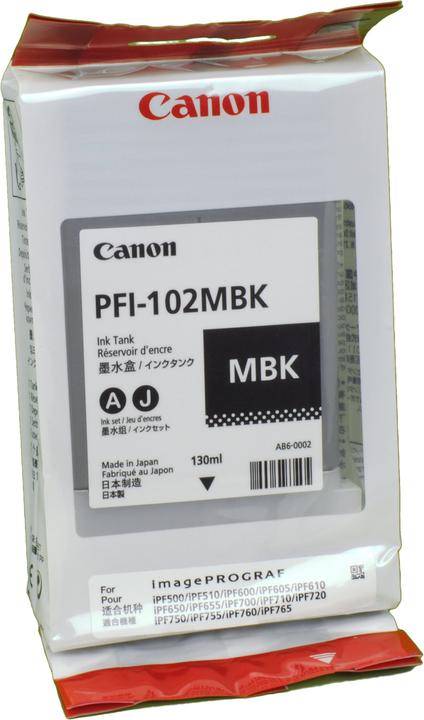 Image du produit Canon Pfi-102mbk (MBK)