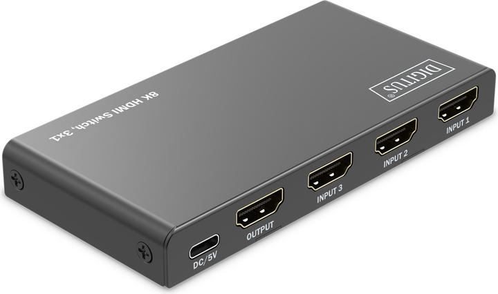 Actual product image Digitus 8K HDMI Switch, 3x1