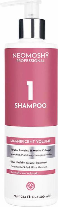 Actual product image Neomoshy Magnificent Volume Strengthening Shampoo 300ml (300 ml, Liquid shampoo)