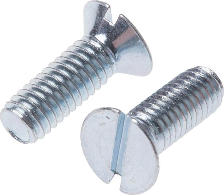 Produktbild Rs Pro ZnPt stl slot csk head screw,M3.5x10mm (100 Schrauben pro Stück)