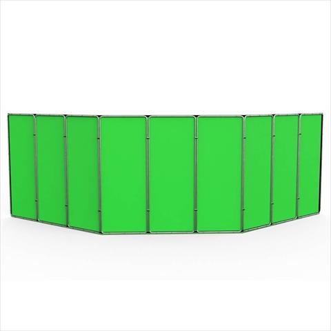 Actual product image Studioking Panorama Background Green Screen FSF-240900PT 240x900cm (900 cm, 240 cm)