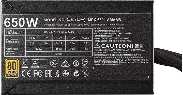 Produktbild Cooler Master MasterWatt (650 W)