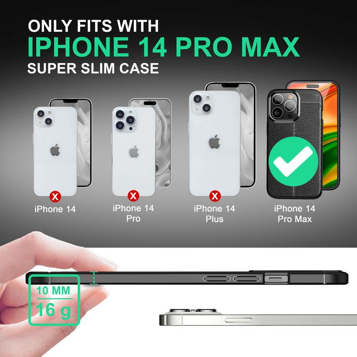 Immagine prodotto Nalia Copertura in silicone effetto pelle (Apple iPhone 14 Pro Max)