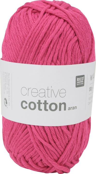 Actual product image Rico Design Creative Cotton aran, 50 g, approx. 85 m (85 m)