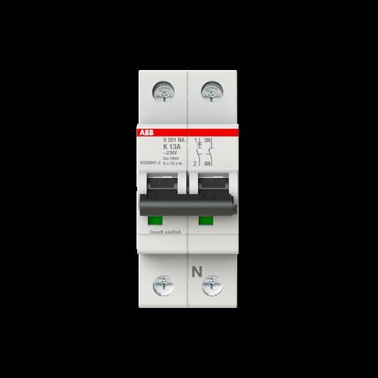 Image du produit ABB S201-K10NA Disjoncteur 10A pro M compact 1p+NA