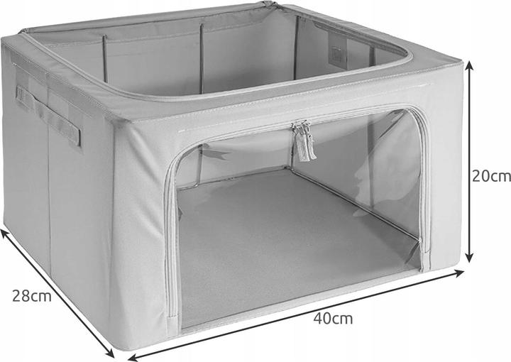 Image du produit Ruhhy Boîtes de rangement pour textiles - pack de 2