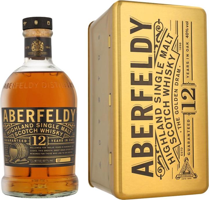 Produktbild Aberfeldy 12 Years (Single Malt, Scotch Whisky, 1 x 70 cl)