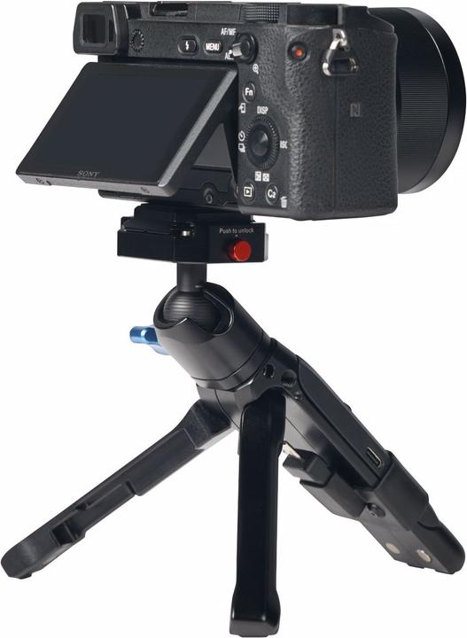 Produktbild Sirui 3T-R Mini/ Tischstativ mit Bloothooth Fernbedienung Schwarz Alu (Metall)