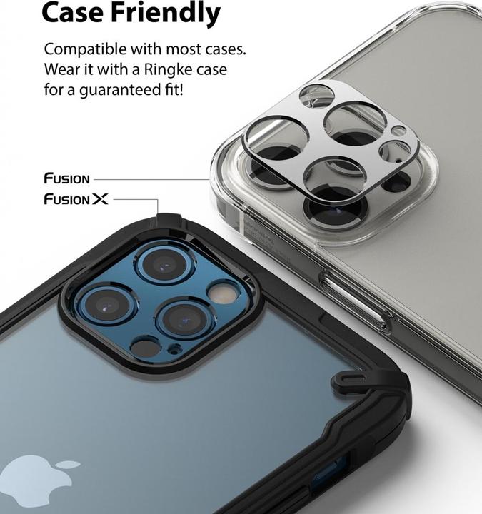 Immagine prodotto Ringke iPhone 12 Pro/12 Pro Max Fotocamera Styling isola protettiva Grigio (1 Pezzo/i, Apple iPhone 12 Pro, Apple iPhone 12 Pro Max)