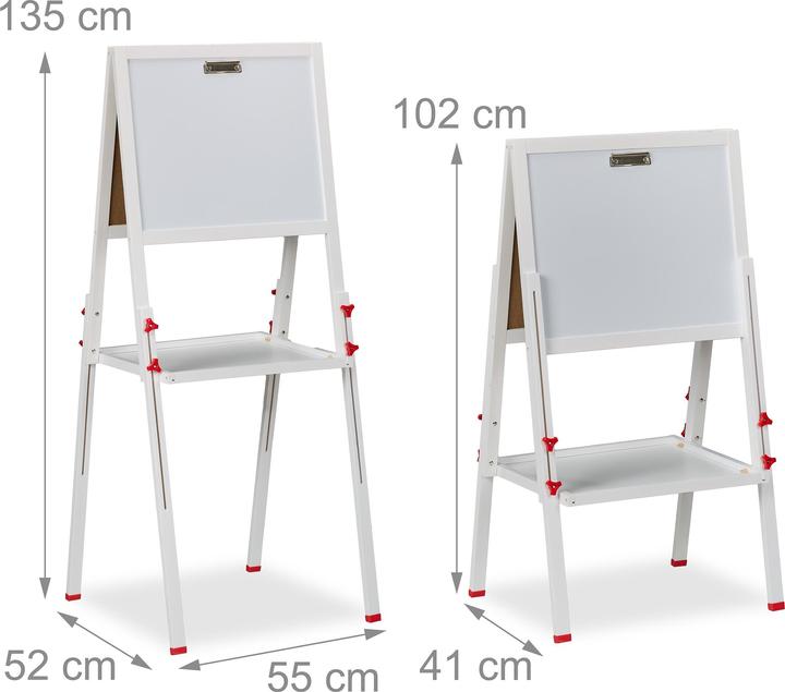 Actual product image Relaxdays Children's play easel