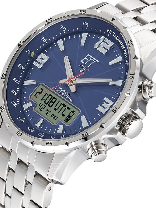 Actual product image ETT EGS-11552-31M Solar Drive Radio Professional 43mm 10ATM (Chronograph, 43 mm)