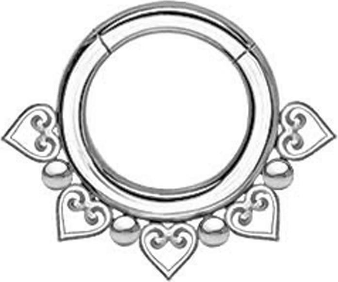 Immagine prodotto Star Piercing Spirale in espansione con abalone in corno di bufalo d'acqua (Organico)