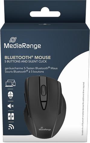 Immagine prodotto MediaRange Mouse Bluetooth a 5 tasti con sensore ottico (Senza fili)