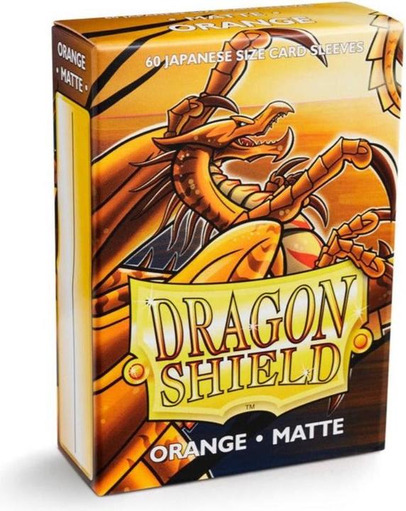 Immagine prodotto Arcane Tinman ART11113 - Matt - Arancione Formato Giapponese(60), Copertina protettiva per carte di credito