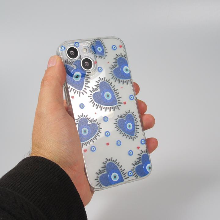 Produktbild PhoneLook Hülle Gummi Silikon transparent artistische Muster Nr. 3 (Apple iPhone 14)