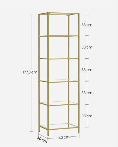 Actual product image Vasagle Luis X (40 x 30 x 177.5 cm)