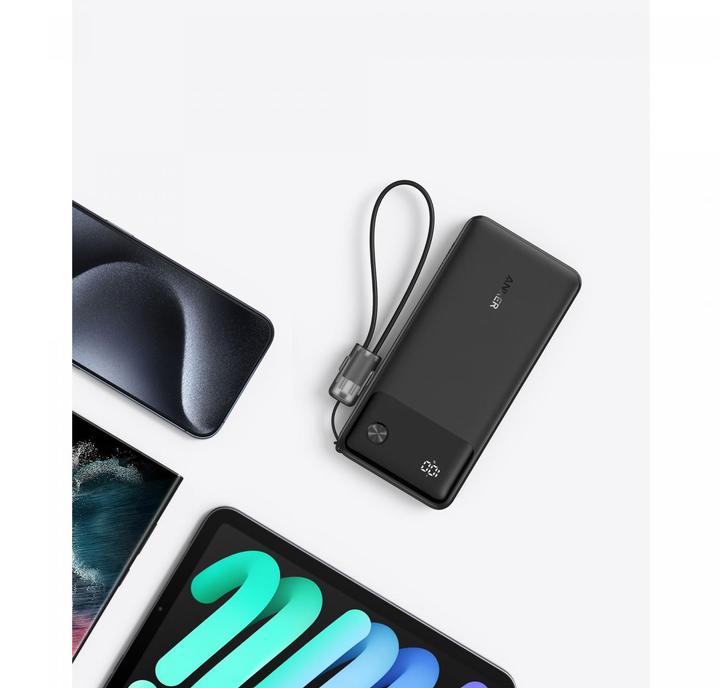 Immagine prodotto Anker PowerBank 10000mAh 22.5W nero (10000 mAh, 22.50 W, 22.50 Wh)