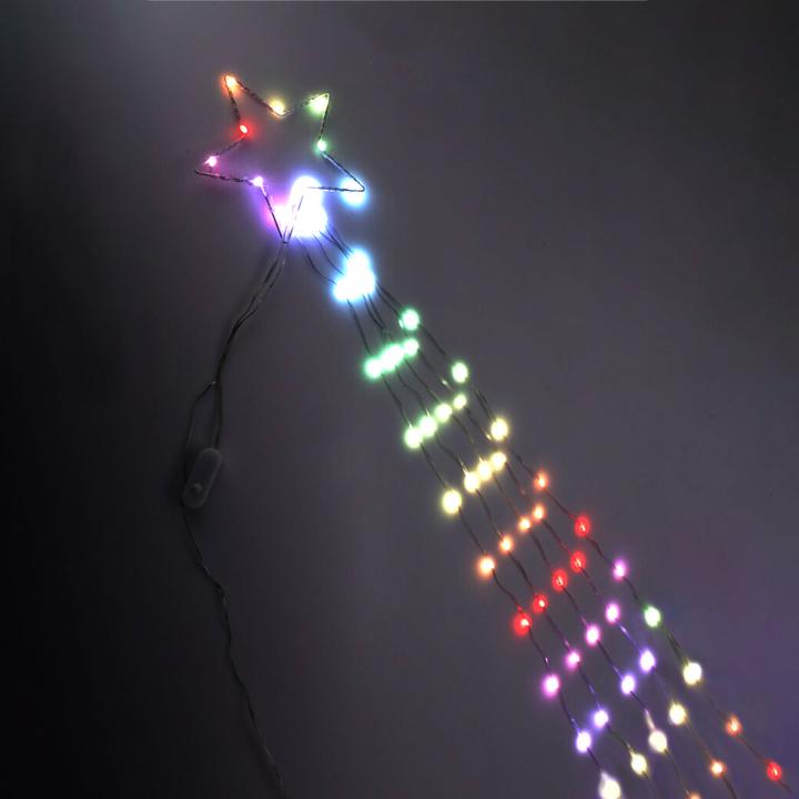Immagine prodotto H & S Collection Stella cadente a LED con 85 LED RGB, IP44
