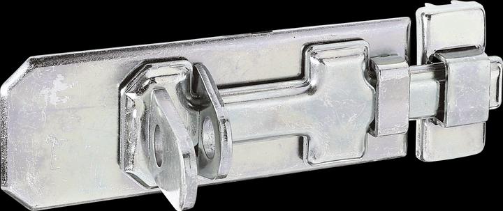 Actual product image GAH Safety lock bolt Length 120 mm Width 45 mm Steel galvanised yellow zinc-plated (Security bar, 1 pcs.)