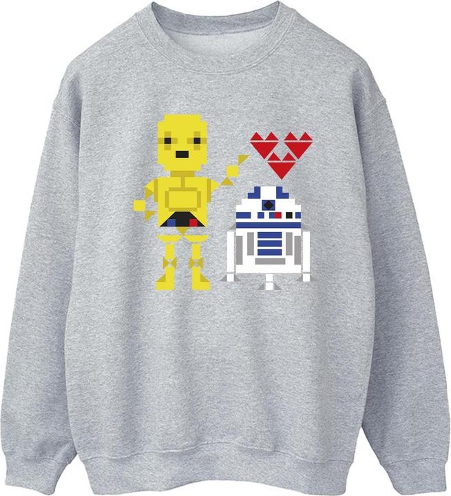 Immagine prodotto Star Wars Heart Robot Felpa Donna (S)