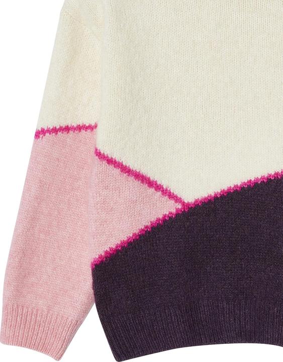Produktbild Vertbaudet Mädchen Pullover im Colorblock-Style (128)