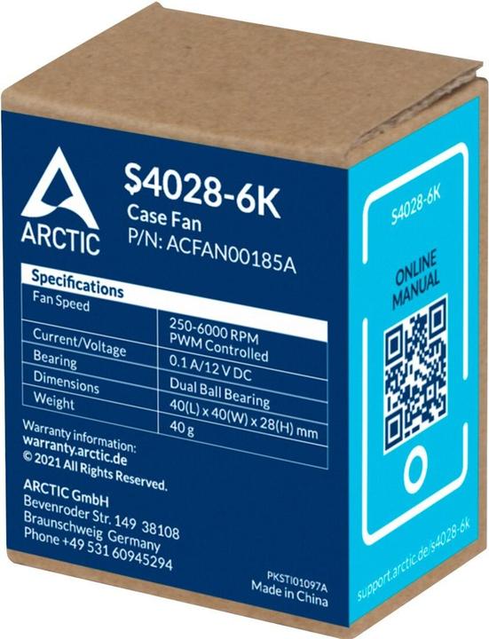 Actual product image Arctic S4028-6K (40 mm, 1 x)