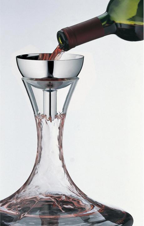 Productafbeelding WMF Decanteertrechter met fijne gaatjes tegen kurkresten 9cm Vino roestvrij staal (Wijnbeluchter)