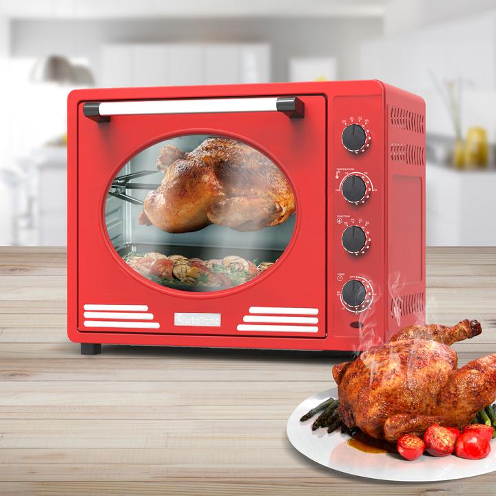 Actual product image TurboTronic By Z-Line Mini oven Red