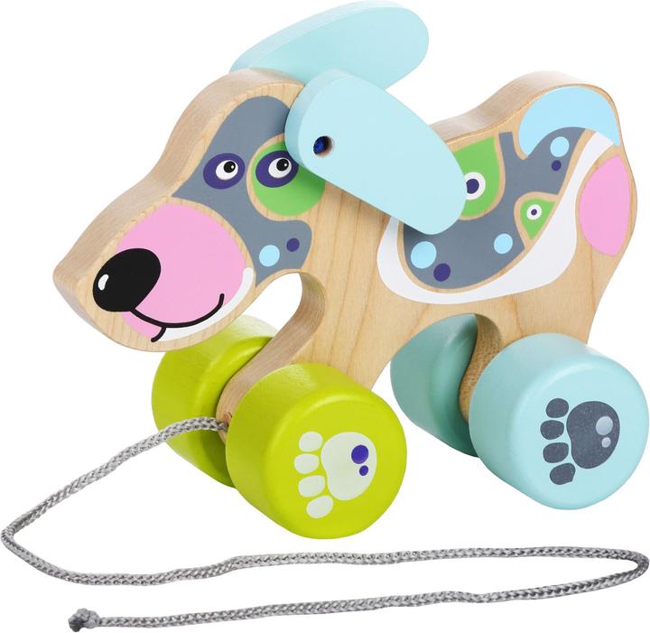 Immagine prodotto Cubika Cane di legno che tira la figura