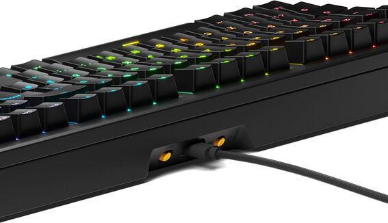 Actual product image Glorious GMMK 3 HE 100 % Custom Gaming Keyboard - Pre-Built, ISO (DE), Fox HE Switches, black (DE, Cable)