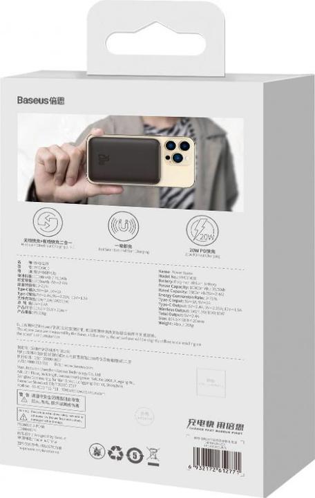 Immagine prodotto Baseus Magnetic Mini (10000 mAh, 20 W, 20 Wh)