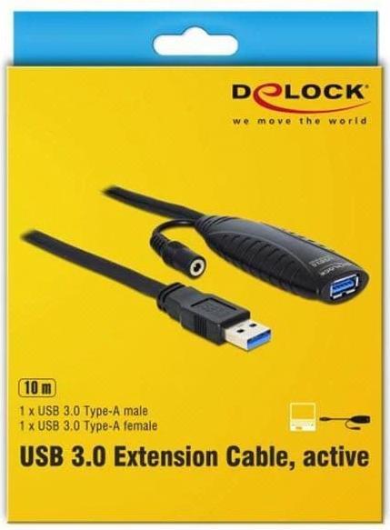 Actual product image Delock Active USB 3.0 extension cable (10 m, USB 3.0)